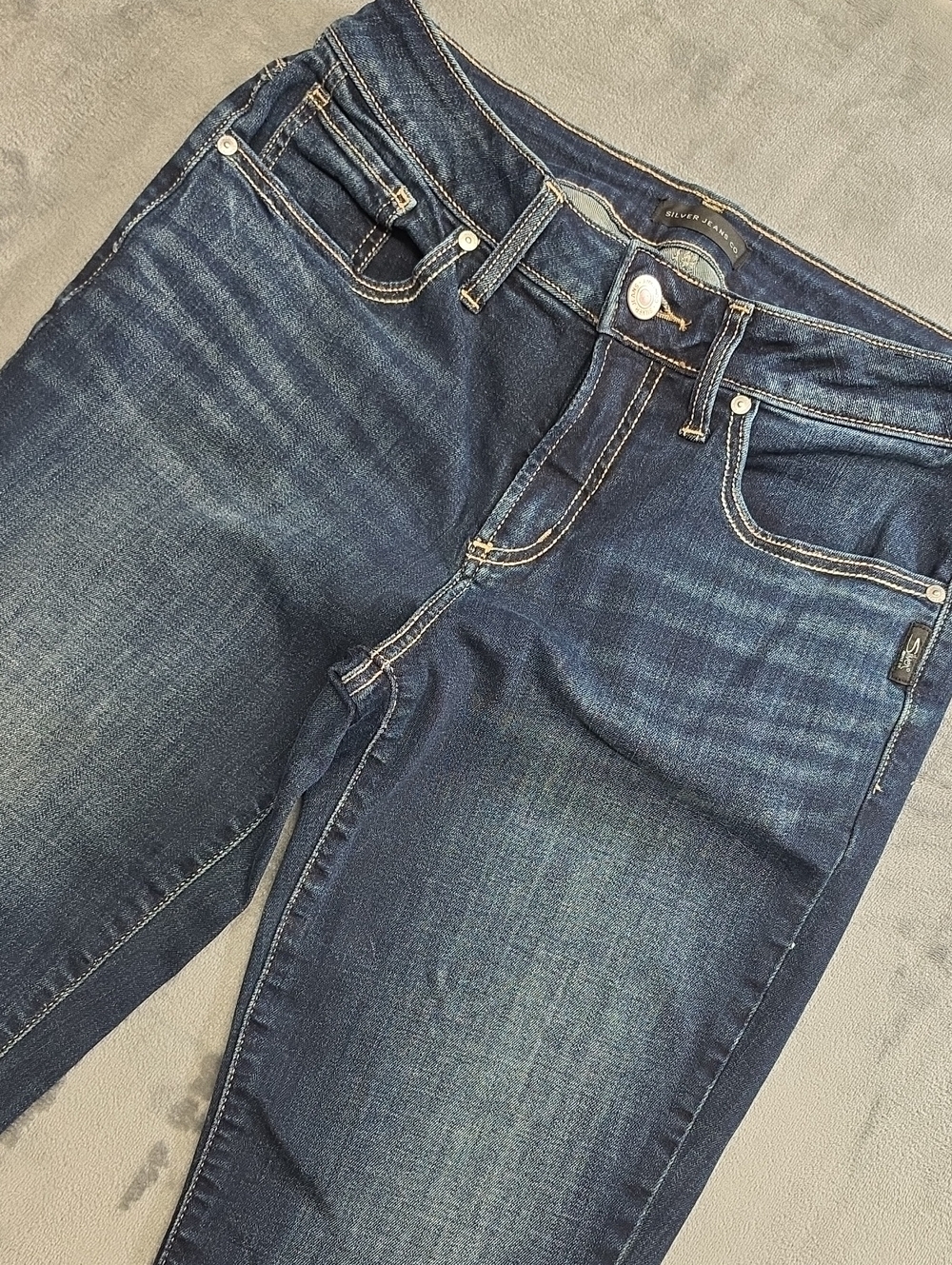 Silver Jeans Women’s Dark Blue Skinny Jeans 30 X 27